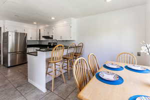 Kitchen with granite countertops