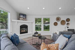 Great room/dining room off the kitchen