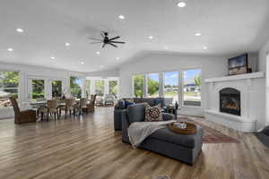 Great room/dining room off the kitchen