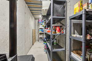 View of storage area