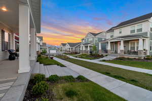 Exterior space featuring covered porch