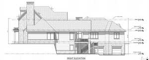 Right house elevation