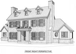 Front of house rendering