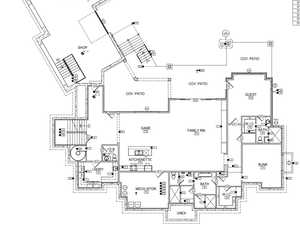 Basement level floor plan