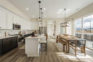 Model home - kitchen and dining room