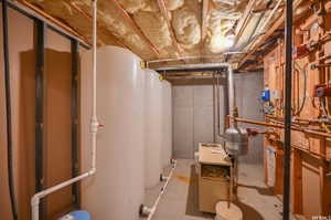 Basement area with additional water tanks