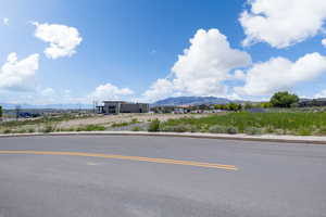 View of street featuring a mountain view