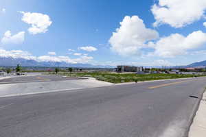 View of road with a mountain view