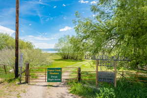 Aspen Creek Meadows private beach