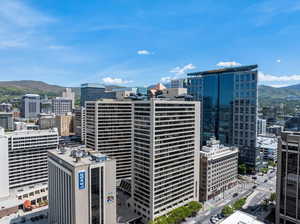 View of city with a mountain view