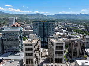 View of city with a mountain view