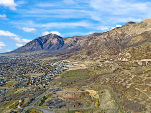 View of mountain background