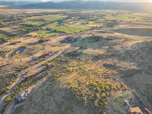 Bird's eye view featuring a rural view