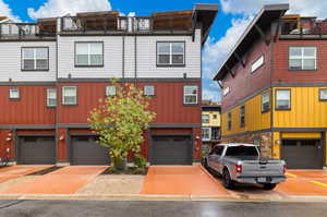 Garage and driveway