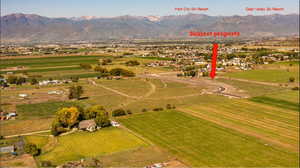 Initial aerial view prior to any home construction.