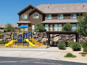 View of jungle gym