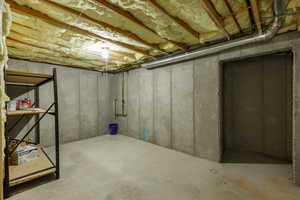 View of basement