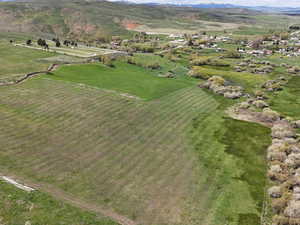 Bird's eye view featuring a rural view