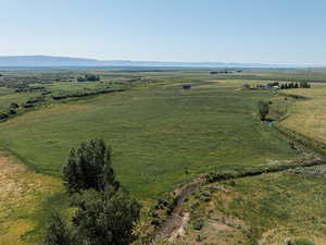 Bird's eye view with a rural view