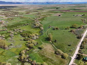 Bird's eye view featuring a rural view