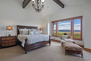 Primary Bedroom on the Main Level with Amazing Views and Deck Access