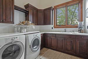 Laundry Area Off the Kitchen, Pantry and Mud Room