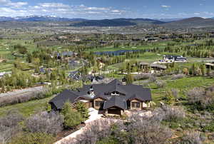 Aerial Drone View of the Golf Course