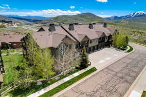 Exterior space with a mountain view