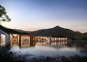 Property view of water featuring a mountain view