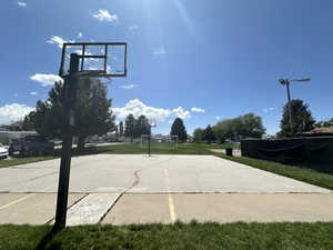 View of basketball court