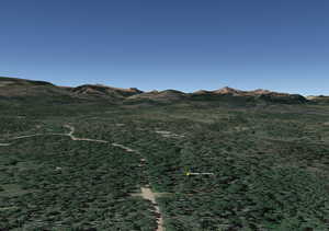 Google earth view of the location