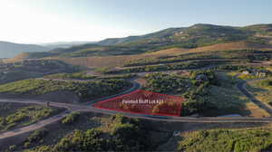 Bird's eye view featuring a mountain view