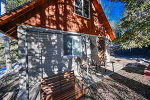 Exterior space featuring a patio area