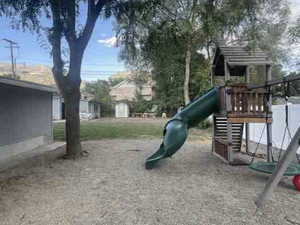 View of jungle gym