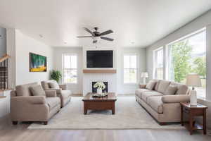 Great Room,  home is to be built pictures are of home with similar finish and virtually staged