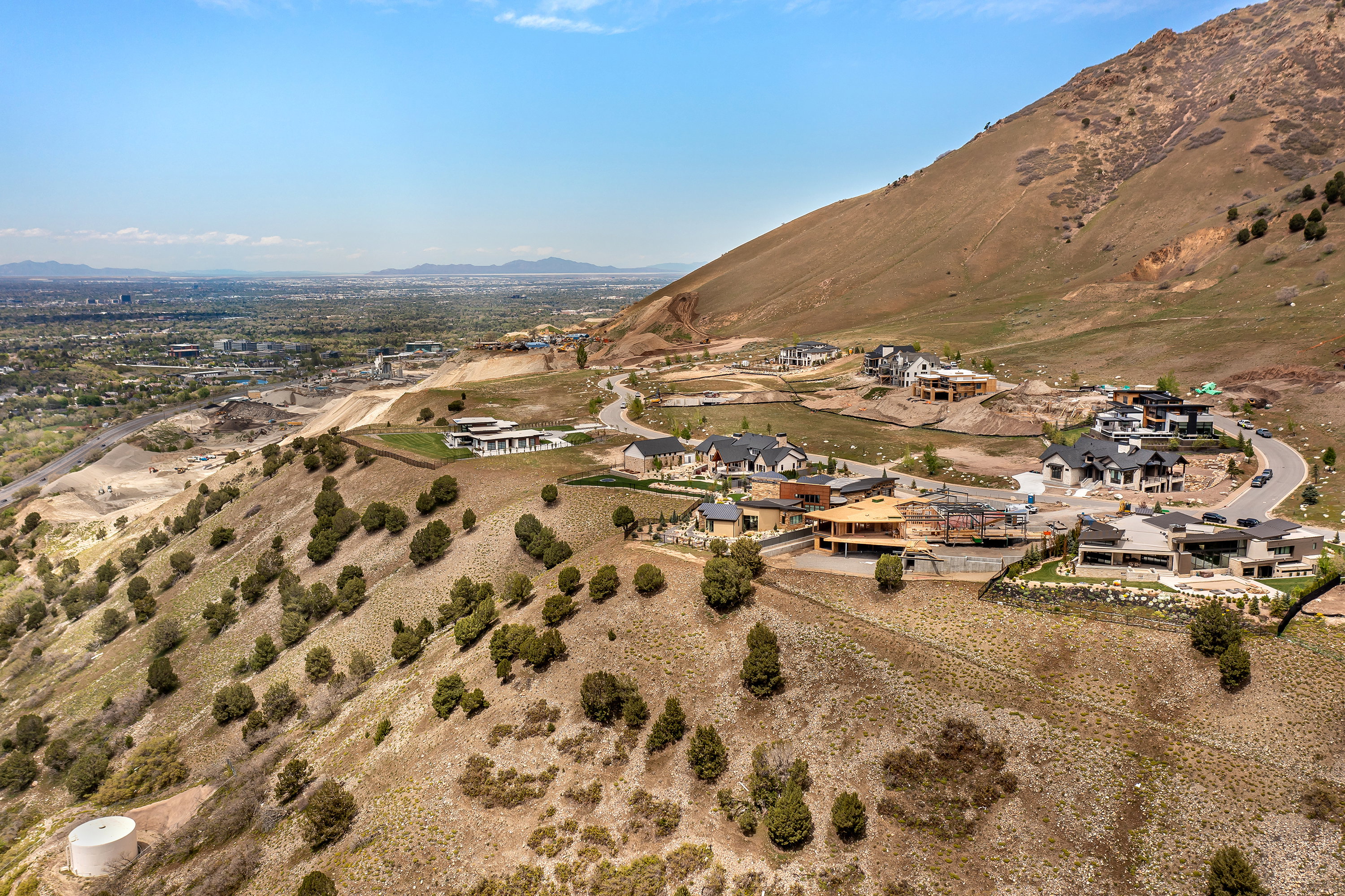 View of mountain backdrop