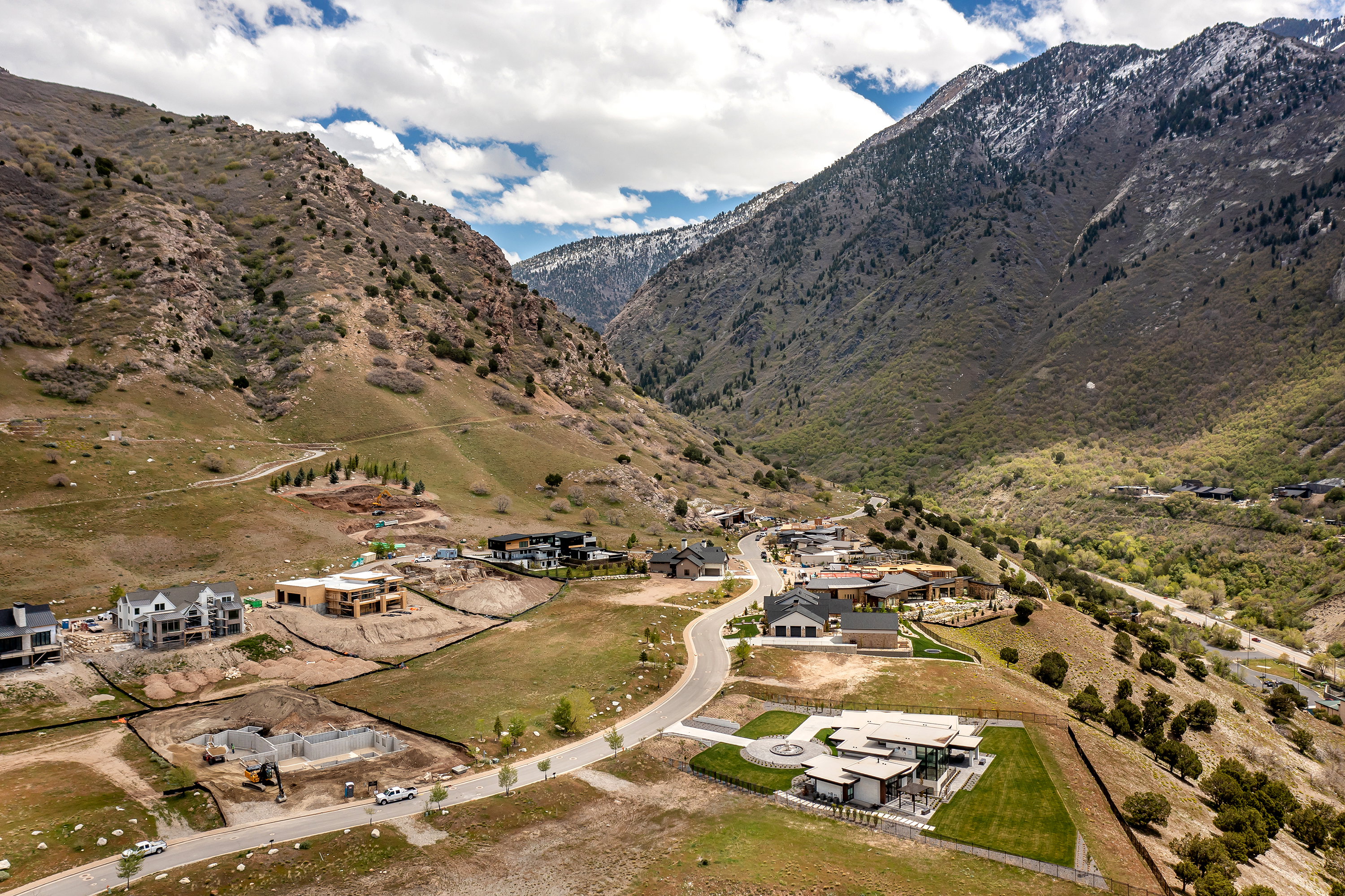 View of mountain backdrop