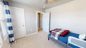 Upper floor bedroom 3 with walk-in closet