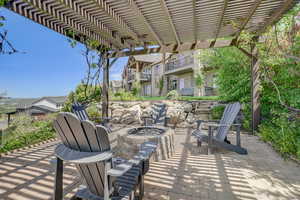 Pergola and Fire Pit