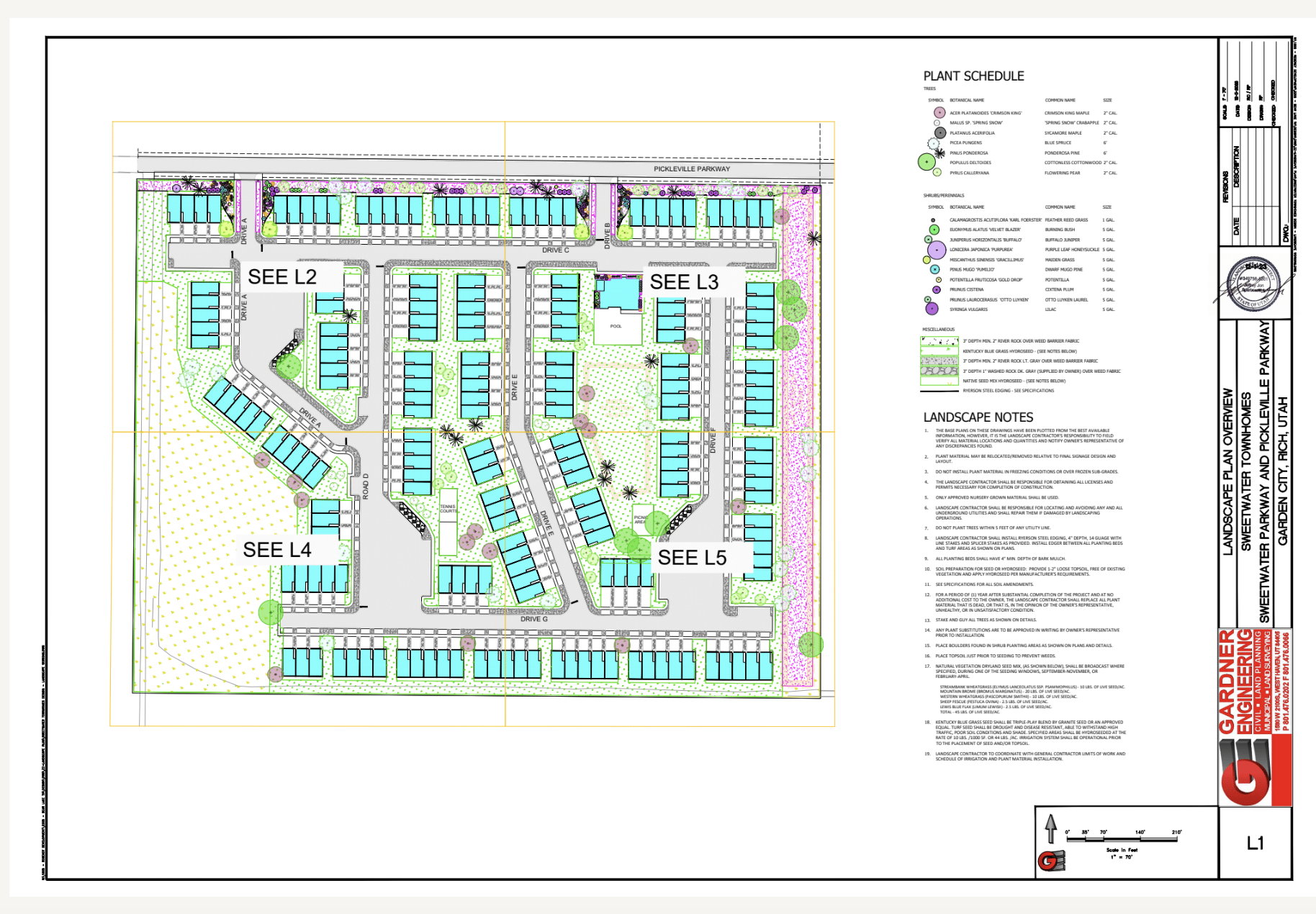 Map APPROVED PLANS FOR THE PROJECT