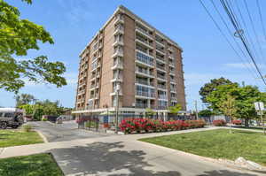 Exterior view of The Stansbury condominiums