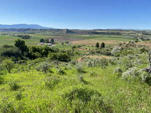 Mountain view with a rural view