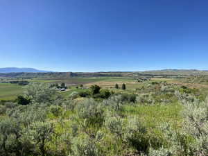 Property view of mountains featuring a rural view