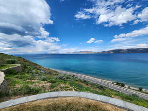 view of water with a mountain view