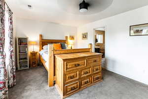 Master can accommodate a large bedroom set.