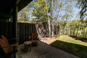 View of patio