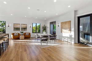 basement family room