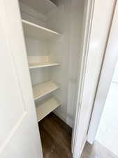View of closet