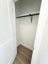 View of closet