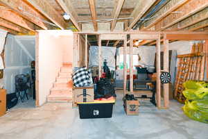 View of basement